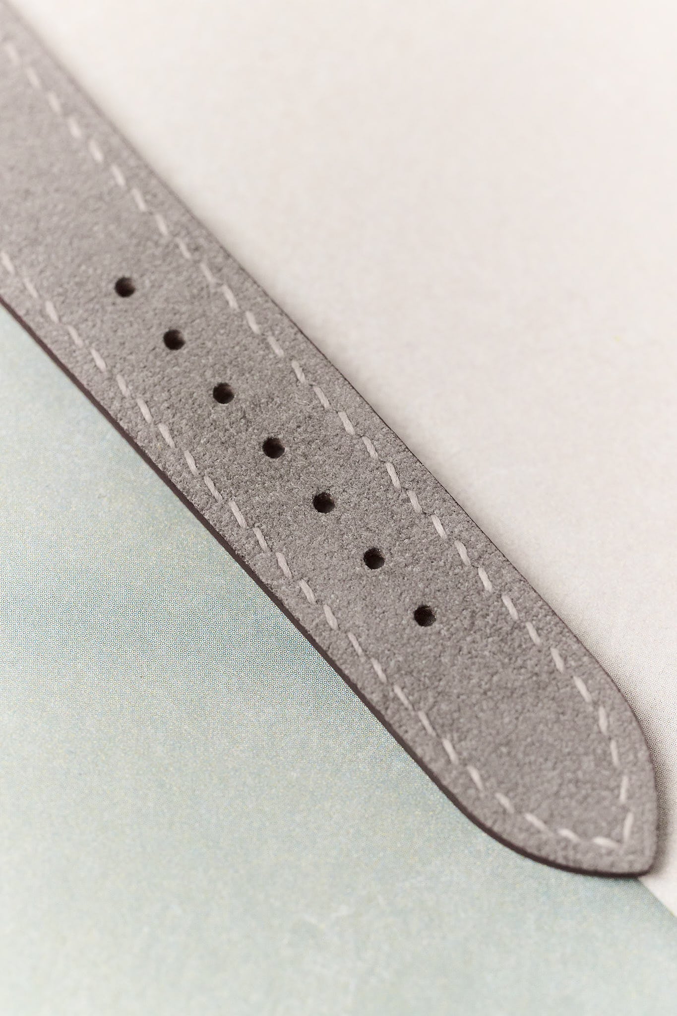 Alcantara Watch Strap - Grey - RTW - The Strap Tailor