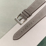 Alcantara Watch Strap - Grey - RTW - The Strap Tailor