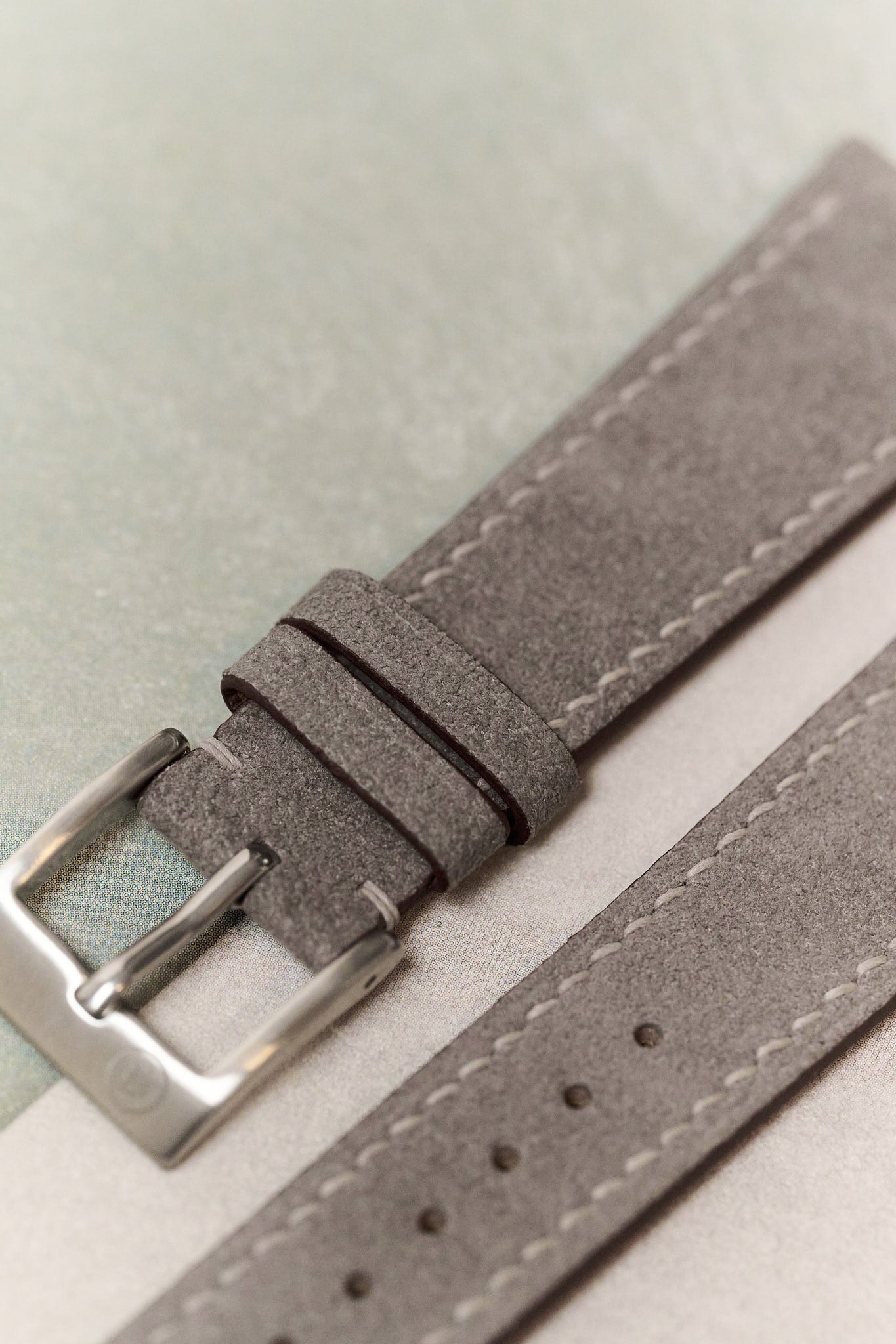 Alcantara Watch Strap - Grey - RTW - The Strap Tailor