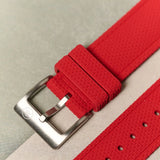 AquaFlex Rubber Classic Strap - Red
