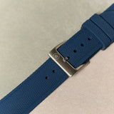 AquaFlex Rubber Classic Strap - Navy Blue