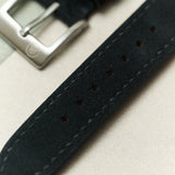 Alcantara Watch Strap - Black - RTW - The Strap Tailor