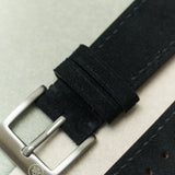 Alcantara Watch Strap - Black - RTW - The Strap Tailor