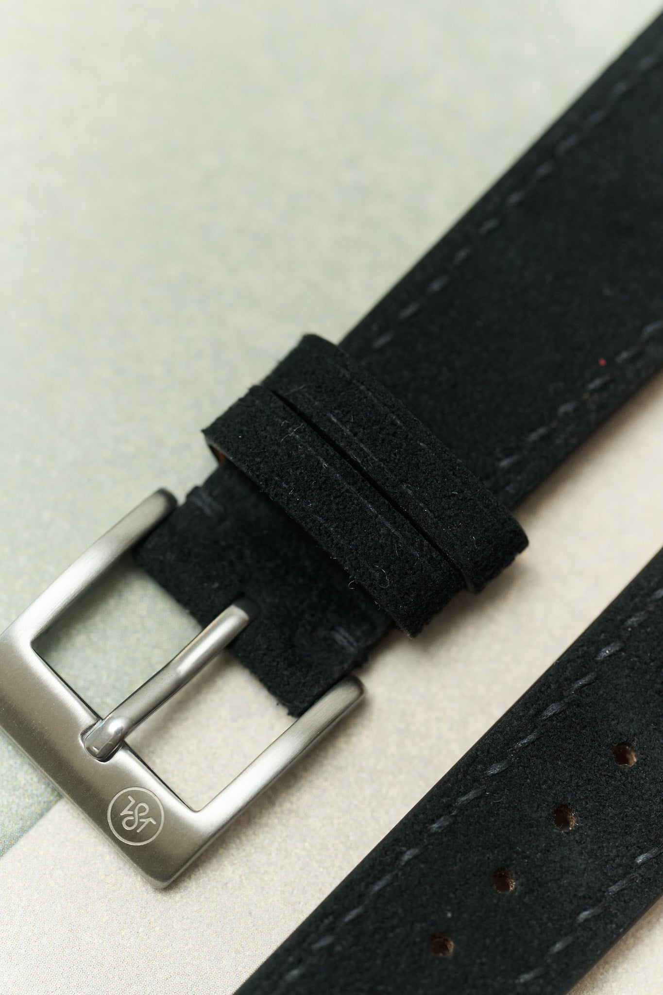 Alcantara Watch Strap - Black - RTW - The Strap Tailor