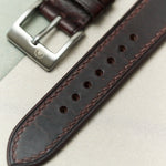 Art Wax Watch Strap - Tobacco Brown - RTW - The Strap Tailor