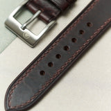 Art Wax Watch Strap - Tobacco Brown - RTW - The Strap Tailor