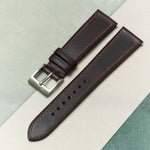 Art Wax Watch Strap - Tobacco Brown - RTW - The Strap Tailor