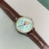 Embossed Crocodile Watch Strap - Brown - RTW - The Strap Tailor