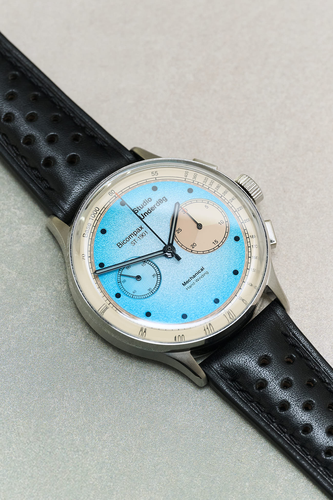 French Calfskin Rally Strap - Black - RTW - The Strap Tailor