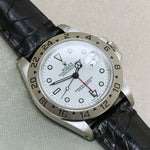 Ostrich Shin Minimal Stitch Watch Strap - Black - RTW - The Strap Tailor