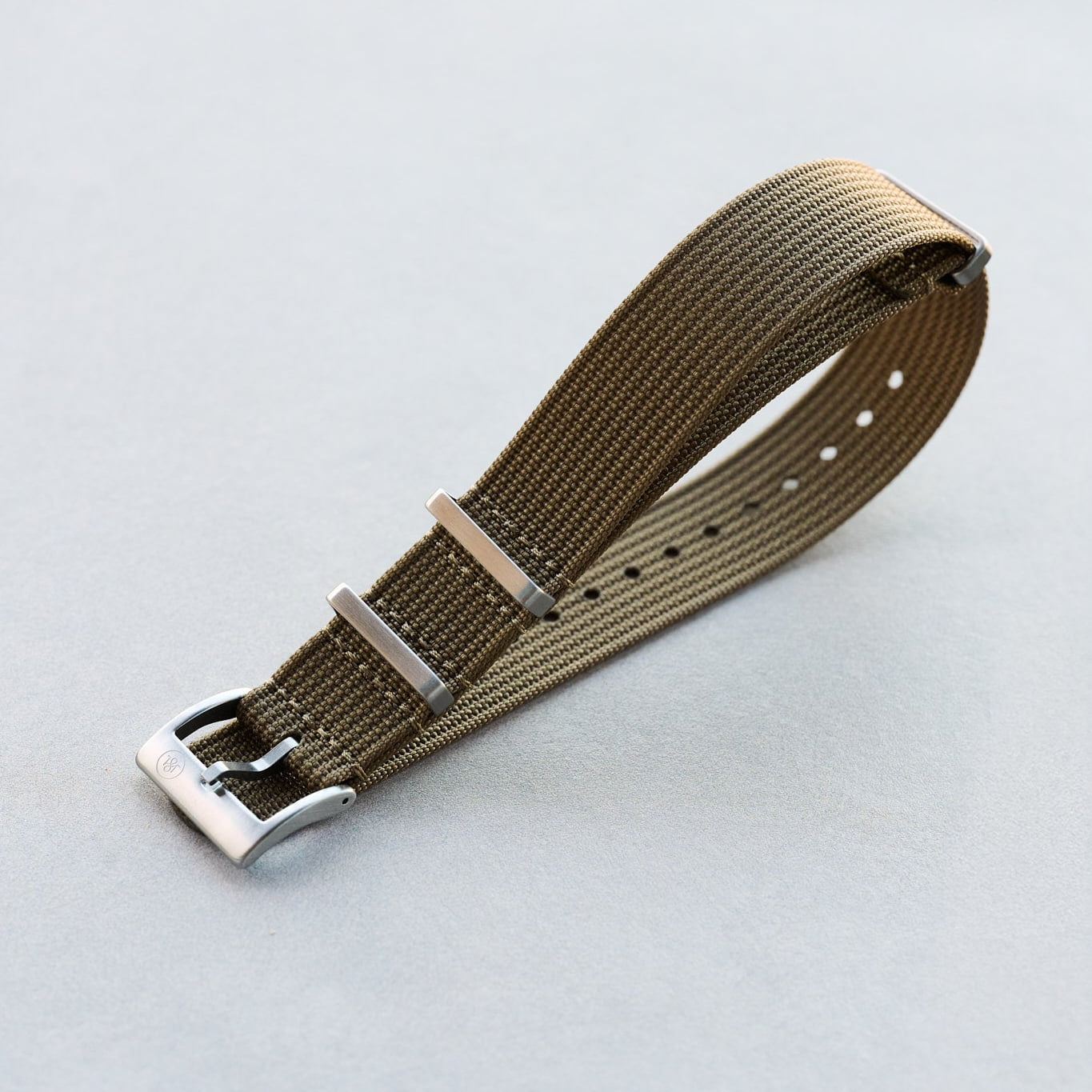 Premium Ribbed Fabric Watch Strap - Mocha - The Strap Tailor