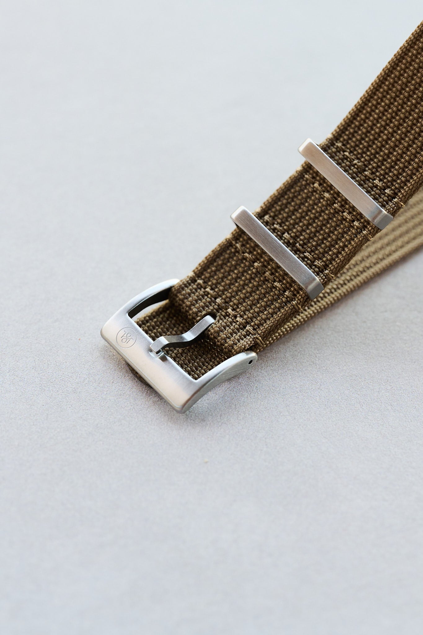 Premium Ribbed Fabric Watch Strap - Mocha - The Strap Tailor