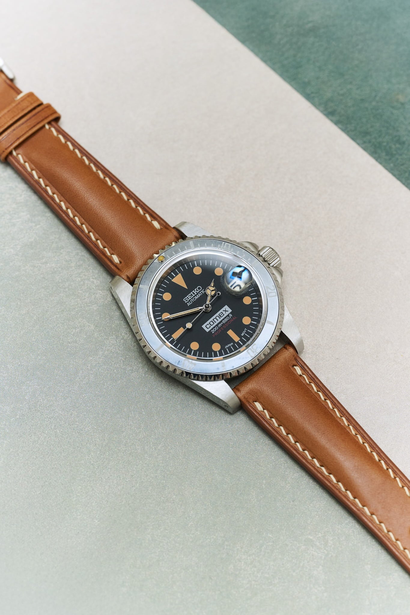 Barenia Watch Strap - Mid Brown - RTW - The Strap Tailor