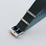 Premium Ribbed Fabric Watch Strap - Graphite Grey - The Strap Tailor