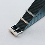 Premium Ribbed Fabric Watch Strap - Graphite Grey - The Strap Tailor