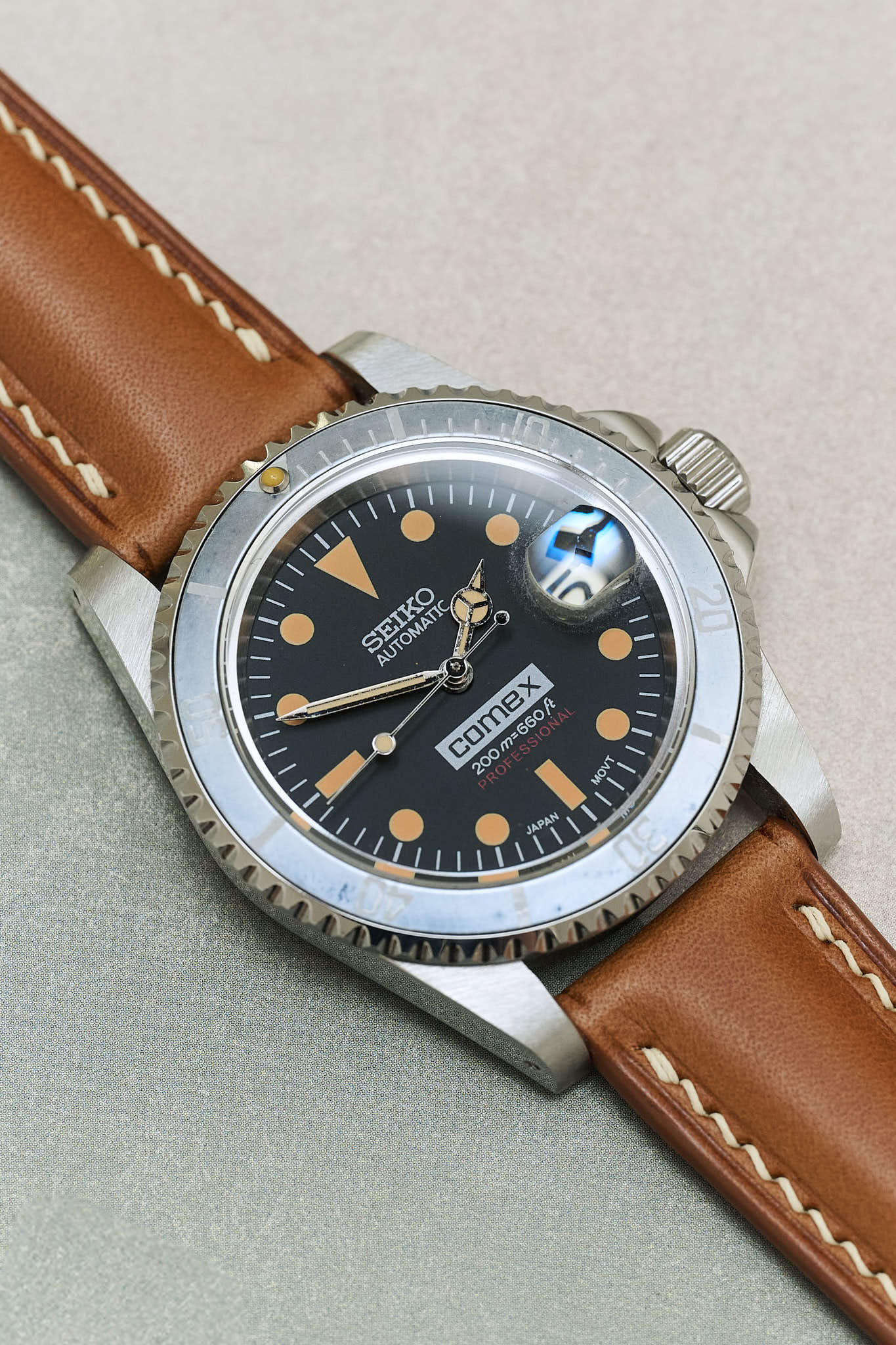 Barenia Watch Strap - Mid Brown - RTW - The Strap Tailor