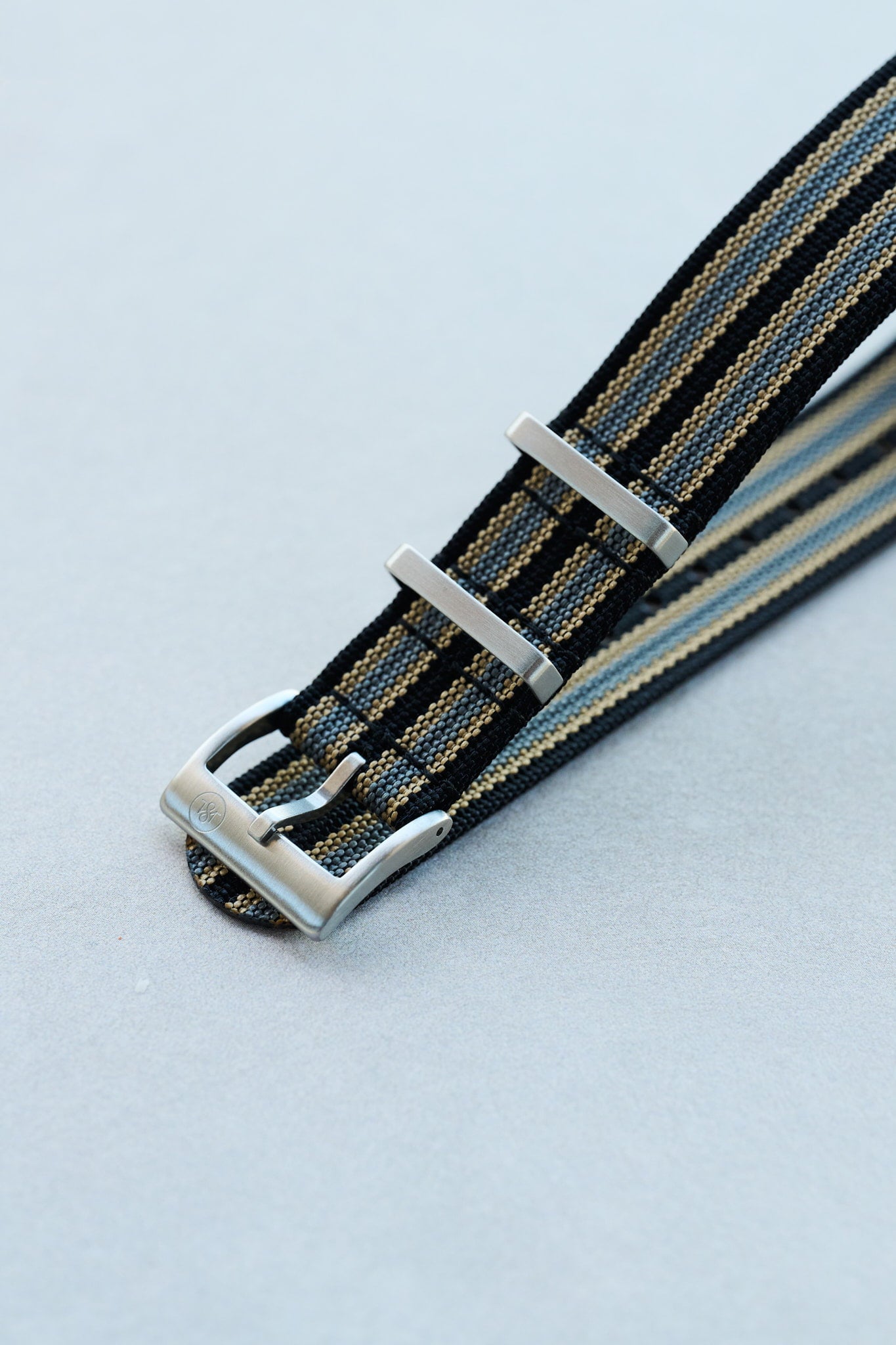 Premium Ribbed Fabric Watch Strap - No Time To Die Bond - The Strap Tailor