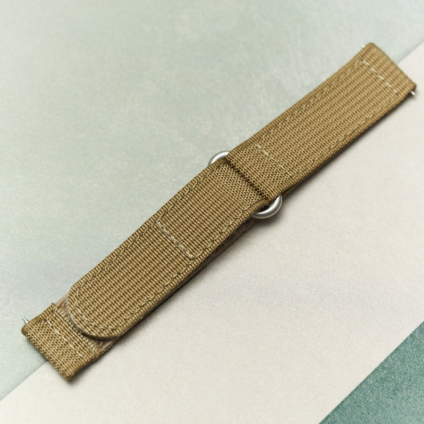 Premium Ribbed Two Piece Ballistic Nylon Strap Mocha The Strap Tailor premium-ribbed-two-piece-ballistic-nylon-strap-mocha-the-strap-tailor