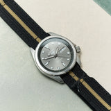 Premium Ribbed Two Piece Ballistic Nylon Strap - Black & Khaki - The Strap Tailor