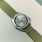 Premium Ribbed Two Piece Ballistic Nylon Strap - Army Green - The Strap Tailor
