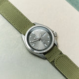 Premium Ribbed Two Piece Ballistic Nylon Strap - Army Green - The Strap Tailor