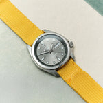Premium Ribbed Two Piece Ballistic Nylon Strap - Mustard Yellow - The Strap Tailor