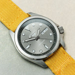 Premium Ribbed Two Piece Ballistic Nylon Strap - Mustard Yellow - The Strap Tailor