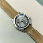 Premium Ribbed Two Piece Ballistic Nylon Strap - Mocha - The Strap Tailor
