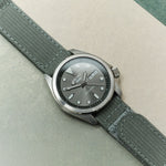 Premium Ribbed Two Piece Ballistic Nylon Strap - Smoke Grey - The Strap Tailor