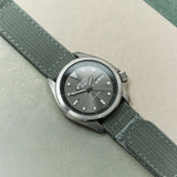 Premium Ribbed Two Piece Ballistic Nylon Strap - Smoke Grey - The Strap Tailor