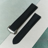 AquaFlex Rubber Deployant Strap - Black