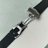 AquaFlex Rubber Deployant Strap - Black