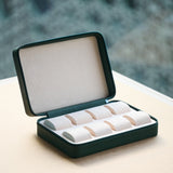 8 Watch Leather Luxury Storage Case - Green