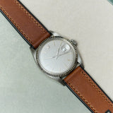 Leather & Rubber Strap - Tan Brown