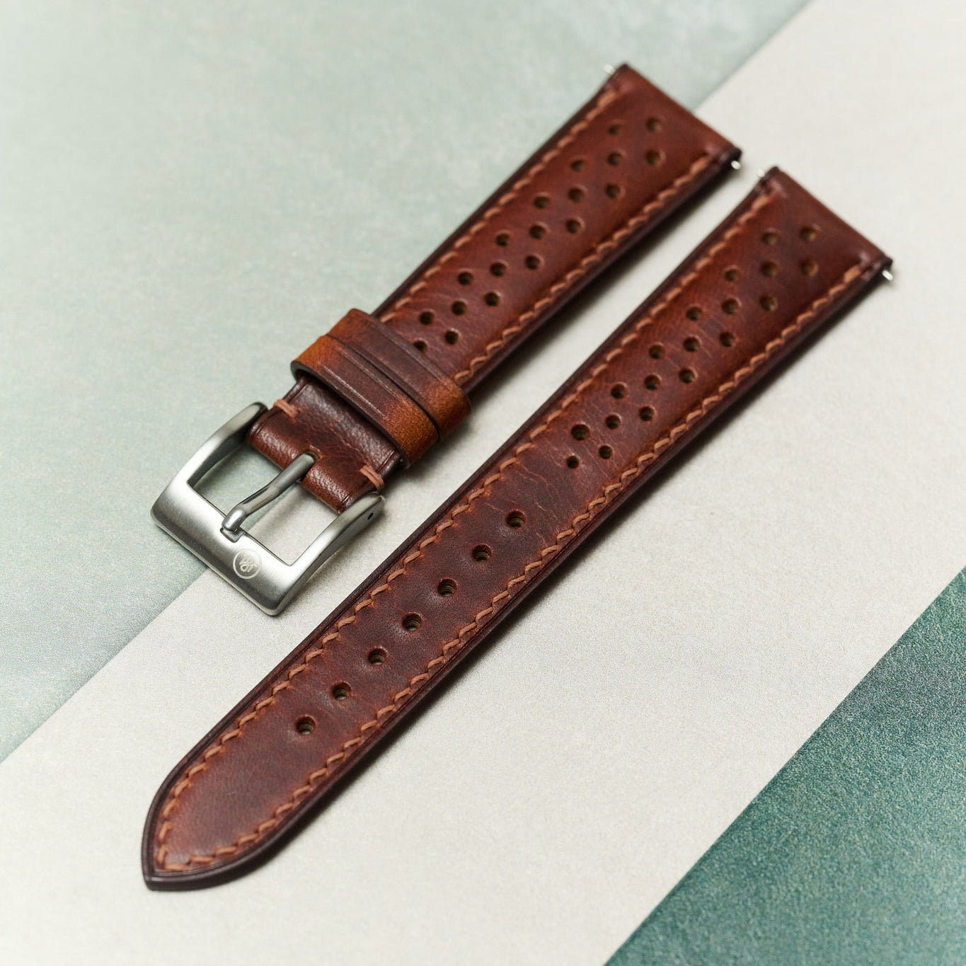 Art Wax Rally Strap - Cognac - RTW - The Strap Tailor