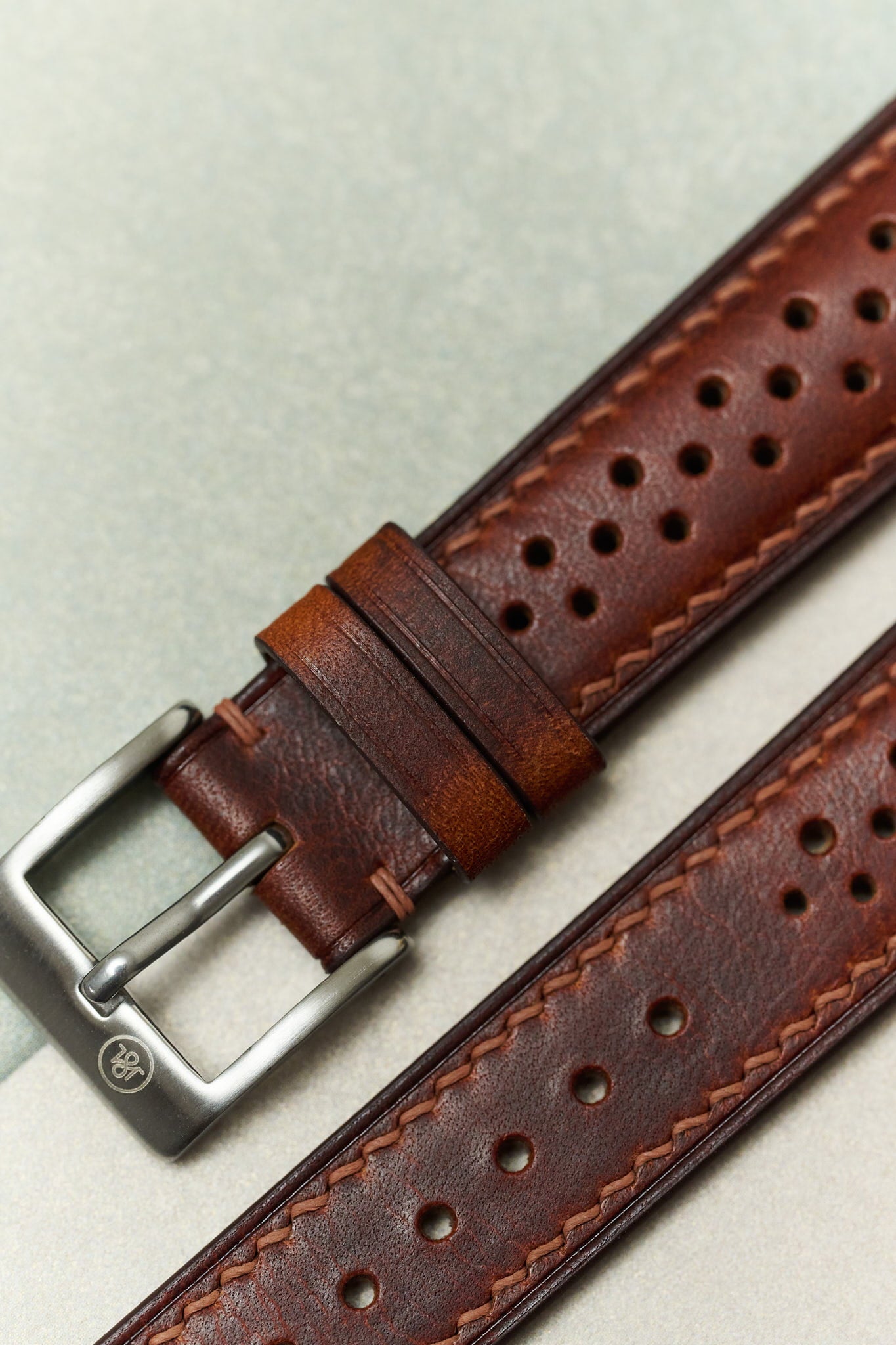 Art Wax Rally Strap - Cognac - RTW - The Strap Tailor