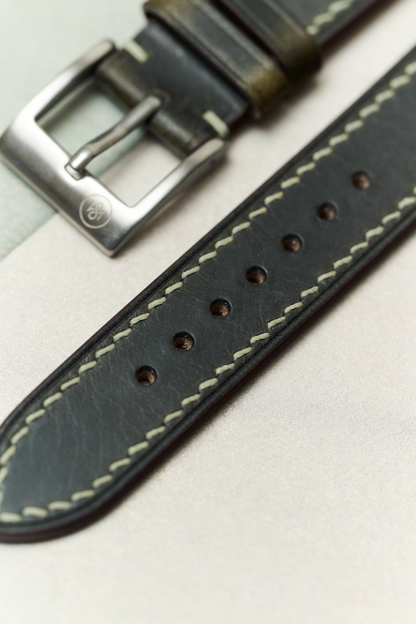 Art Wax Watch Strap - Grigio - RTW - The Strap Tailor