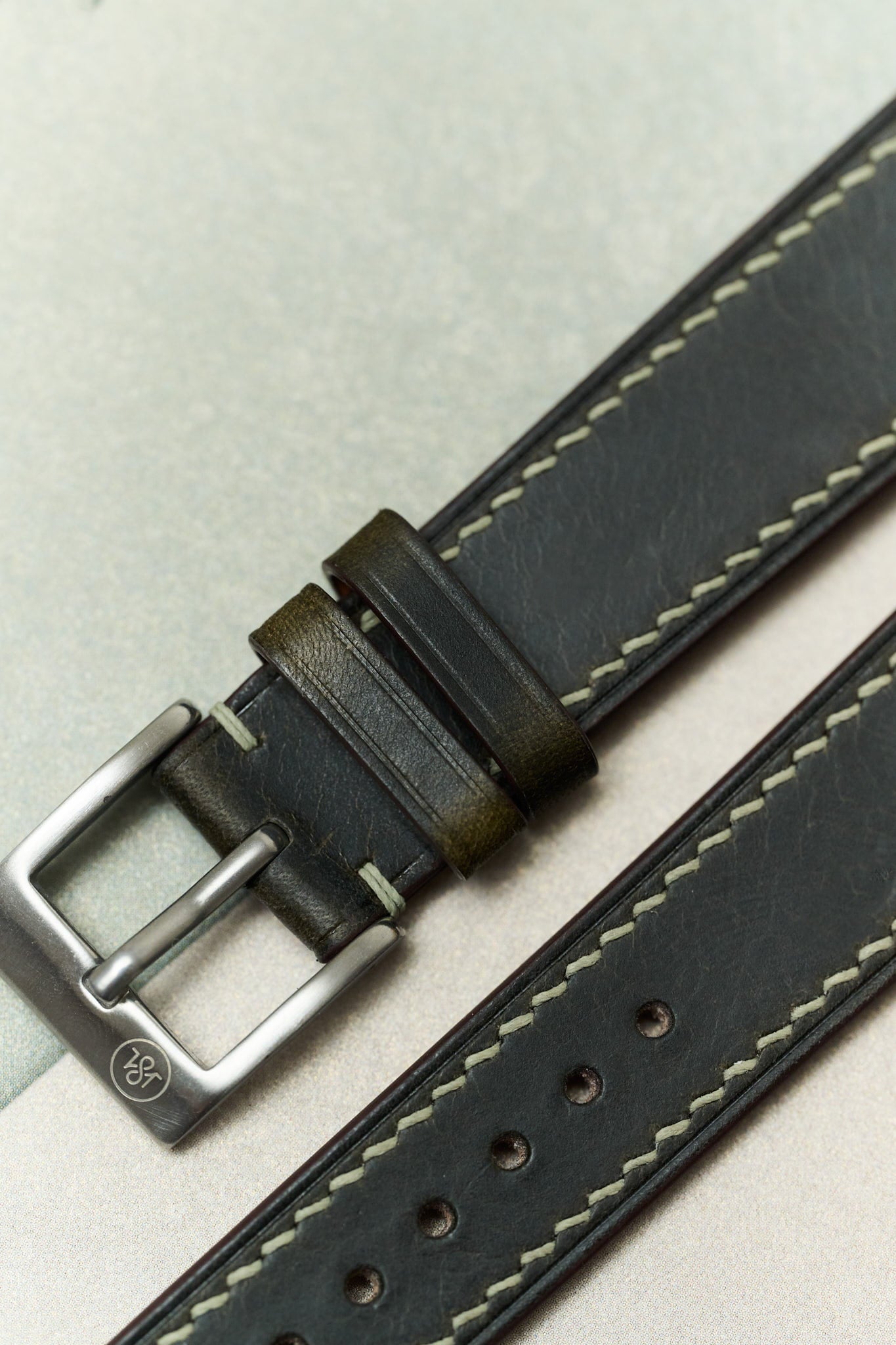 Art Wax Watch Strap - Grigio - RTW - The Strap Tailor