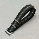 Premium Ribbed Fabric Watch Strap - First Light