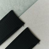 Curved Lug Rubber Strap - Black