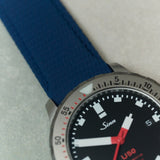 Curved Lug Rubber Strap - Navy Blue