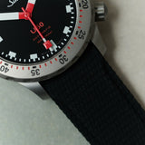 Curved Lug Rubber Strap - Black