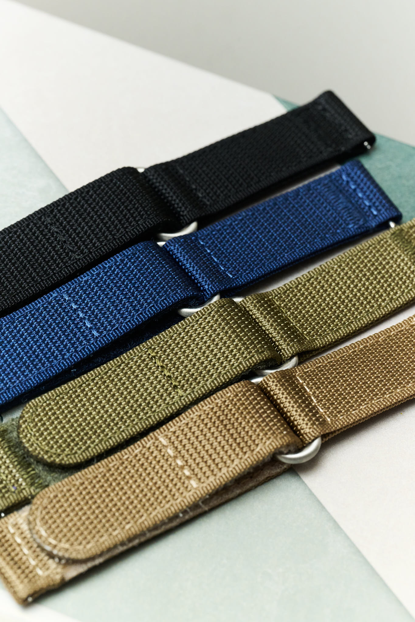 Premium Two Piece Waffle Weave - Black - The Strap Tailor