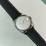 Soft Touch Rubber Sailcloth Strap - Black