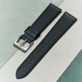 Slimline Saffiano Chevre Strap - Black - RTW