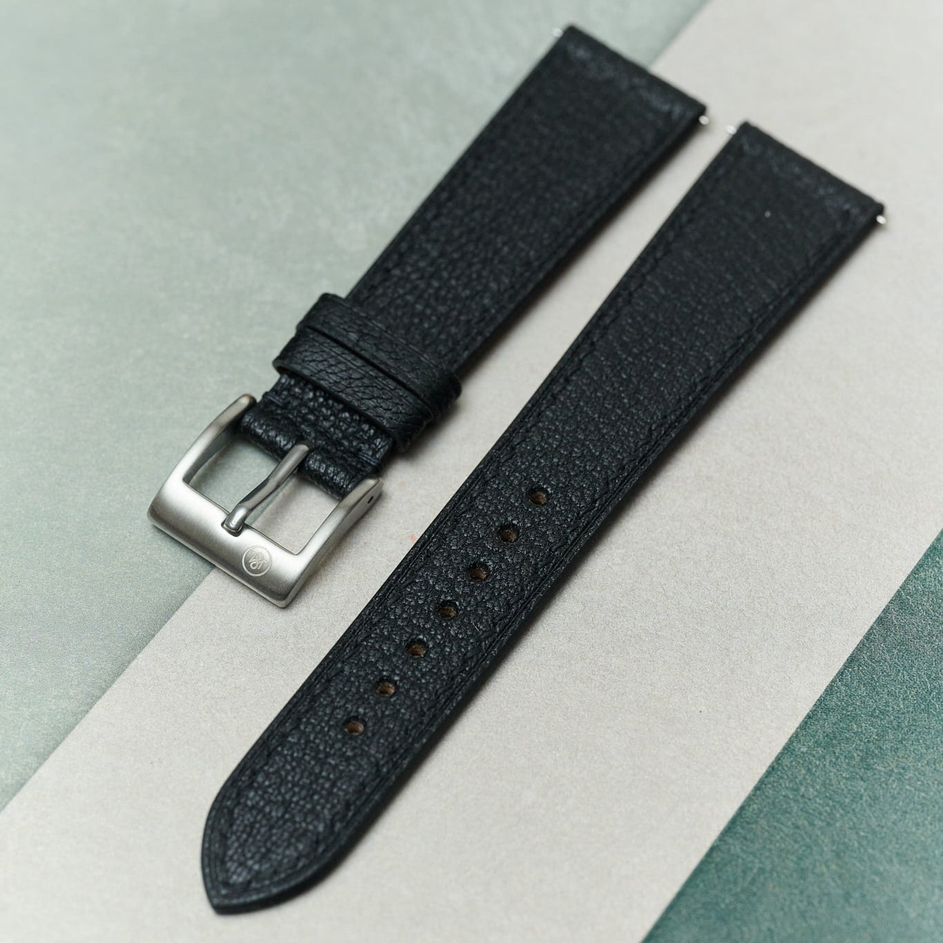 Alran Sully Goatskin Strap - Black - RTW - The Strap Tailor