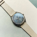 Vintage Style Pig Skin Watch Strap - Beige Slimline - RTW - The Strap Tailor