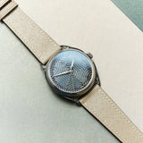 Vintage Style Pig Skin Watch Strap - Beige Slimline - RTW - The Strap Tailor