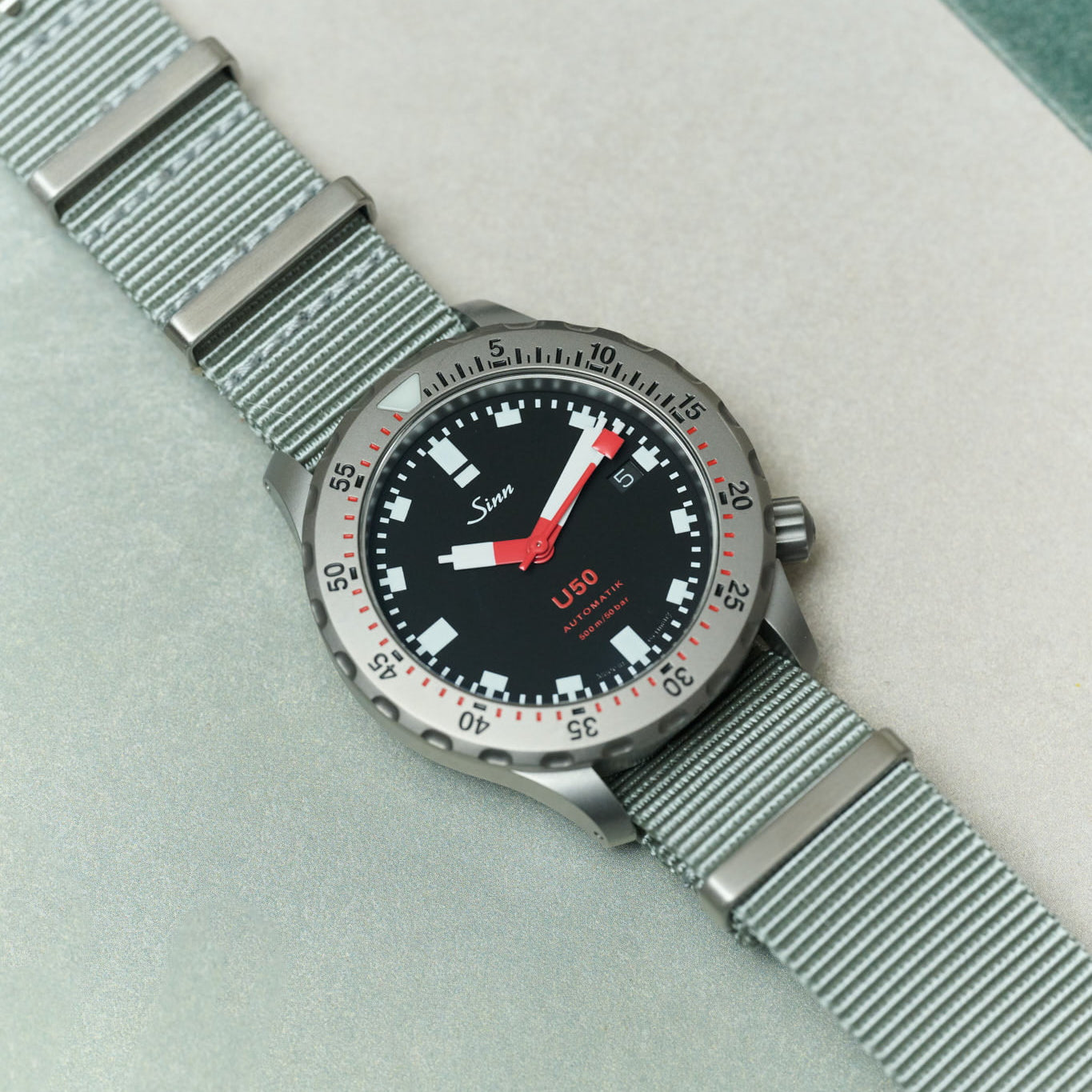 Premium Tubular Nylon Strap - Light Grey - The Strap Tailor