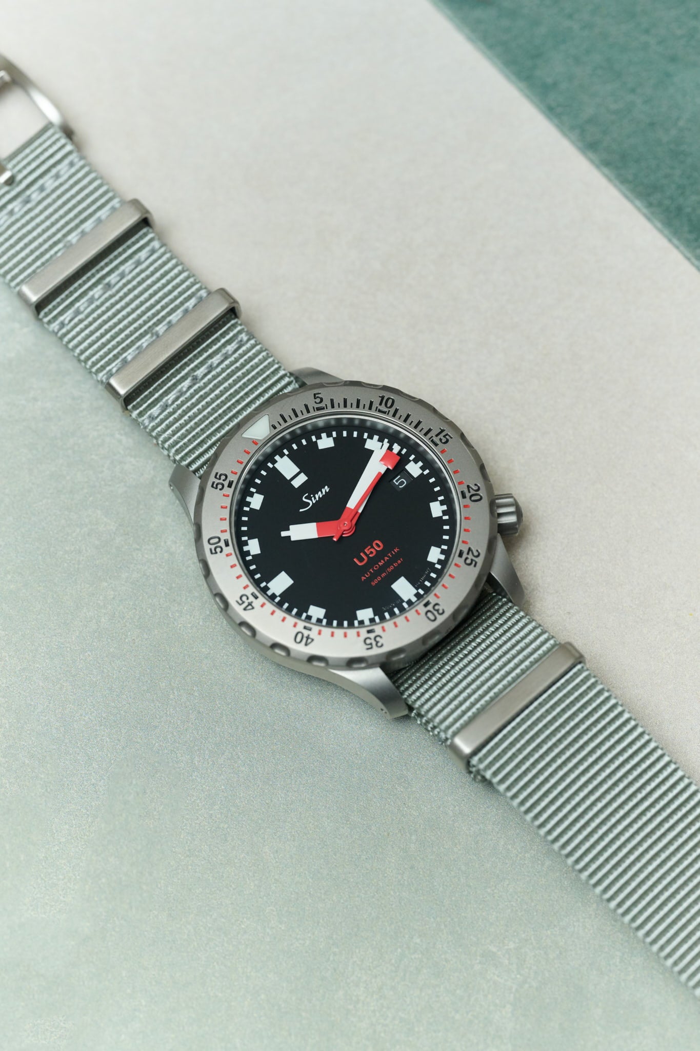 Premium Tubular Nylon Strap - Light Grey - The Strap Tailor